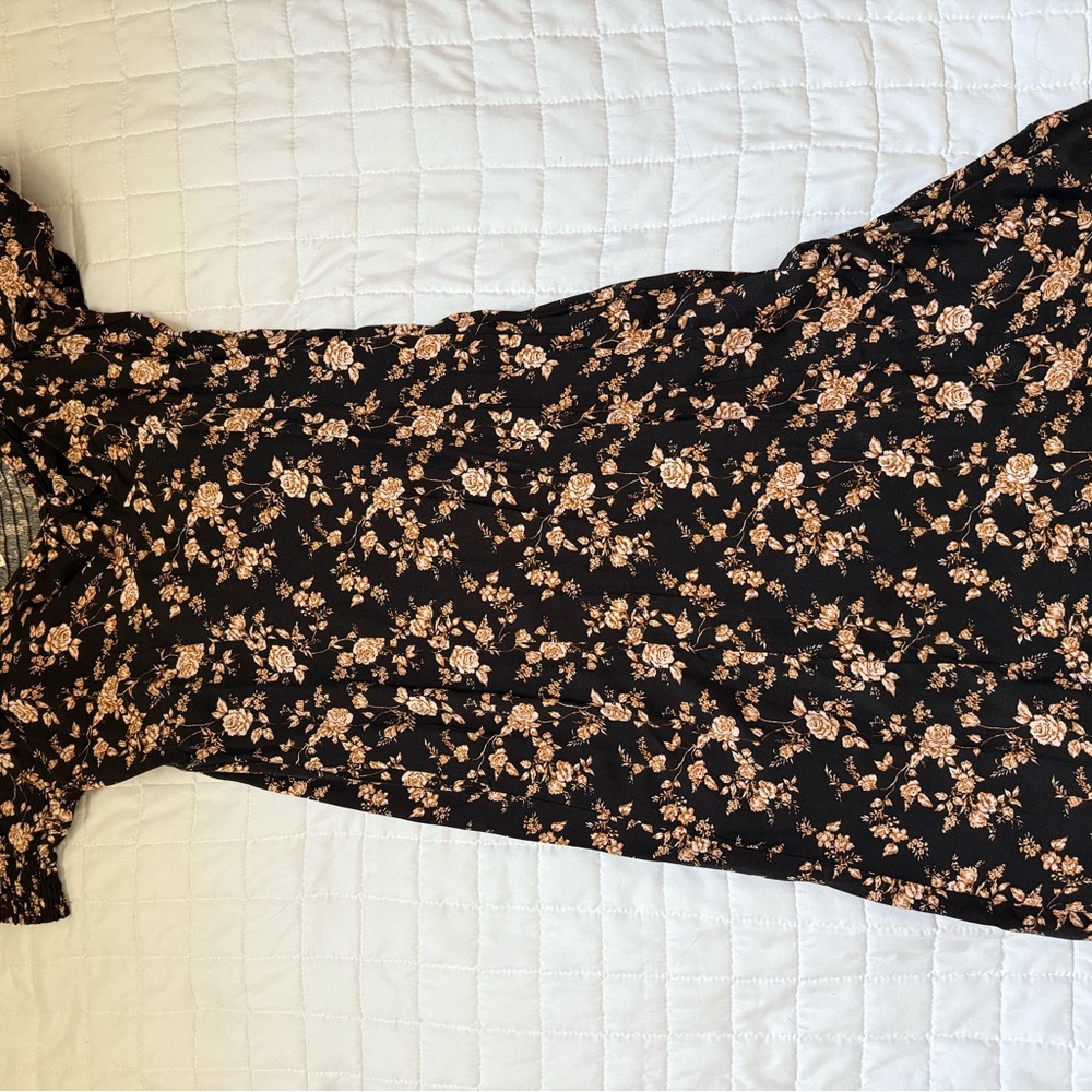 Maurices Orange Pink Sheath Dress with Flutter Sleeves